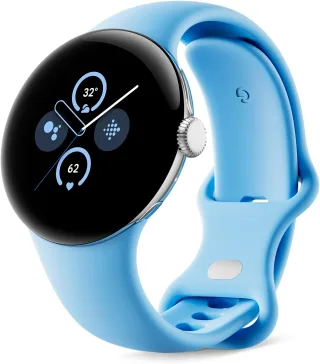 Google Pixel Watch 2 [WiFi inkl. Sportarmband bay] 41mm Aluminiumgehäuse silber