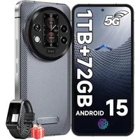 OUKITEL WP200 Pro 5G Outdoor Smartphone (17,02 cm/6.7 Zoll, 1000 GB Speicherplatz, 108 MP Kamera, IP68 Wasserdicht Baustellenhandy, Android 15, 8800mAh, AMOLED Display)