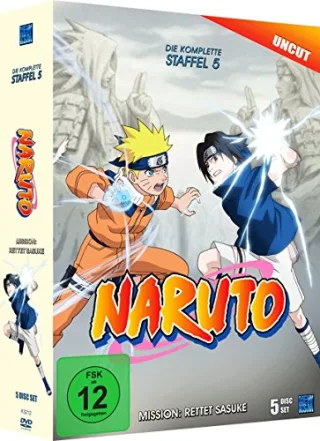 Naruto Staffel 5: Mission: Rettet Sasuke (Episoden 107-135 uncut) [5 DVDs]