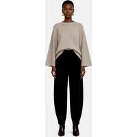 Zero Stoffhose Damen mit Bundfalten Material