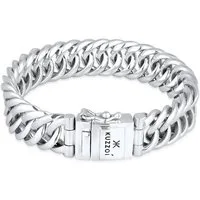 Kuzzoi Silberarmband Herren Panzerkette Kastenverschluss 925 silber