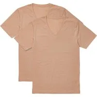 MARVELIS V-Shirt (2-tlg) body fit, Doppelpack