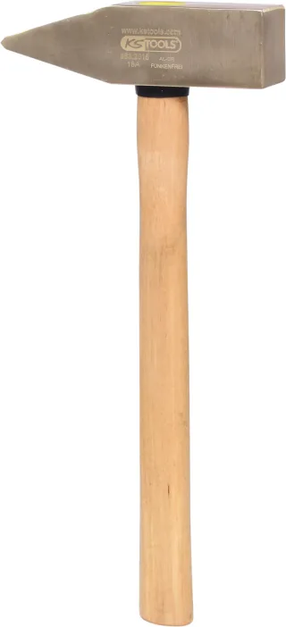 KS Tools BRONZEplus Schlosserhammer, mit Hickorystiel - 963.2018