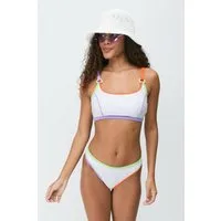 C&CITY Bügel-Bikini Buntes Bikini-Set mit Trägern