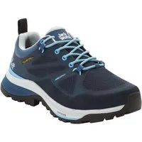 Jack Wolfskin Force Striker Low Texapore wasserdicht dunkelblau Damen Wanderschuh