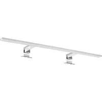 SEBSON Spiegelleuchte LED Spiegellampe Bad 80cm IP44 15W 1000lm 4000K 230V 800x108x39mm, LED integriert, neutralweiß, Aufbauleuchte + Klemmleuchte, 110° Abstrahlwinkel, einfach Montage