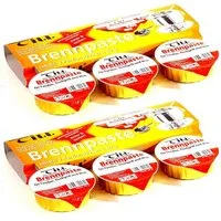 Till Fondue 6x Sicherheitsbrennpaste Brennpaste Paste Brenngel Speisenwärmer, Ethanol a 80g