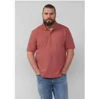 s.Oliver Poloshirt Poloshirt BIG SIZE kurzarm, Kragen, Knöpfe, Logo