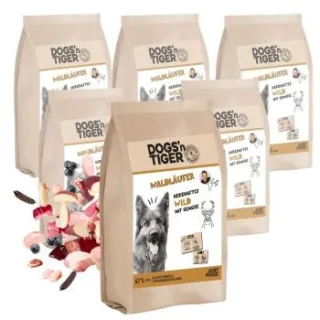Dogs'n Tiger Adult Waldläufer Wild & Gemüse 6x2 kg