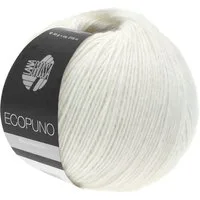 LANA GROSSA ECOPUNO Häkelwolle, 215 m (superweiches Ganzjahresgarn aus Baumwolle mit Merino und Baby Alpaka), 50 g