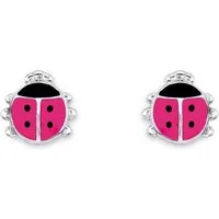 Prinzessin Lillifee Ohrring-Set Prinzessin Lillifee 9045990 Ohrstecker Marienkäfer pink
