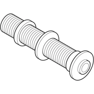 Geberit Drücker und Rosette glanzverchromt, 241887211 241887211