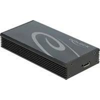 Externes Gehäuse für M.2 NVMe PCIe SSD mit SuperSpeed USB 20 Gbps (USB 3.2 Gen 2x2) USB Type-C Buchse, Laufwerksgehäuse schwarz