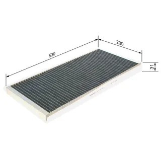 Bosch Aktivkohle-Innenraumfilter BMW X5 Land Rover Range