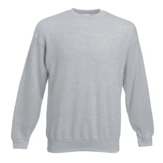 Fruit Of The Loom Unisex Premium 70/30 Set-In Sweatshirt (Heather Grey)