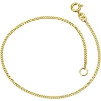 Silberkettenstore Goldarmband Panzerkette Armband 1,4mm - 333 Gold - 1.1140 B Länge: 21cm
