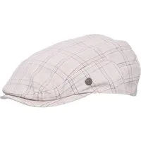 bugatti Flat Cap bugatti Flatcap mit Karomuster in Leinenmischung