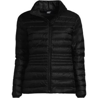 Ultraleichte verstaubare Daunenjacke Wanderweight, Damen, size: regular, Pink, Nylon, by Lands' End