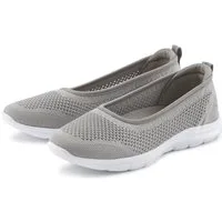 LASCANA Halbschuh, Slip-On-Sneaker, Sneaker Ballerinas zum Reinschlüpfen VEGAN