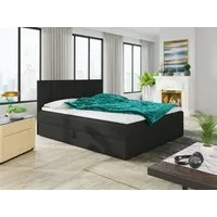 Sofnet Boxbett Star (mit zwei Bettkästen, Bonell-Matratze und Topper), Doppelbett, Polsterbett mit Kopfteil, Boxspringbett