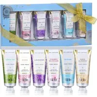 Diyarts Pflege-Geschenkset Shea Butter Handcreme 6tlg, feuchtigkeitsspendend, 6-tlg., Mit Aloe Vera Und Vitamin E, Handcreme für sehr Trockene Hände