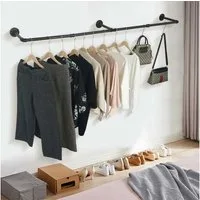 Youyijia Kleiderständer 2-Pack Kleiderständer für die Wand 50cm