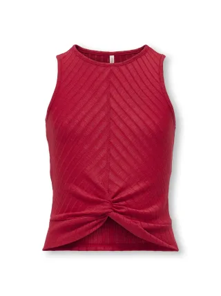 KIDS ONLY - KOGSANDY S/L TWIST TOP JRS Barbados Cherry - Gr. - 140