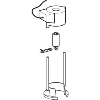 Geberit Elektromagnetheber für elektrische Auslösung zu Aufputz-Spülkasten 9 L 127.016 115498001