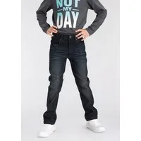 Arizona Stretch-Jeans, Basic-Jeans für Jungen gerade Beinform, Used-Waschung, niedrige Leibhöhe