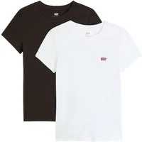 Levi's® T-Shirt Mini-Logo (Packung, 2-tlg) mit kleiner Markenlogo-Stickerei auf der Brust