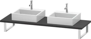 Duravit L-Cube Konsole Graphit Supermatt 800x550x30 mm - LC107C08080 LC107C08080