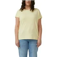 s.Oliver CURVE Kurzarmshirt Sommershirt mit Viskose/Stretch