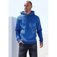 John Devin Hoodie Langarm, Sweatshirt mit Rundhals und Kapuze, Baumwollmischung
