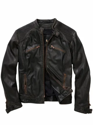 Mey & Edlich Herren Erbstück-Lederjacke Braun Obermaterial: Lammnappa