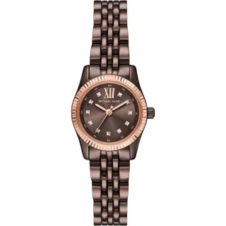 Michael Kors MK4844 Lexington Damenuhr mit braunem Zifferblatt