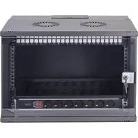 Netzwerk-Set SOHO Pro 19" 540x400 mm (BxT), IT-Schrank schwarz, 7 Höheneinheiten