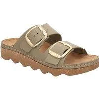 Rohde Foggia-D Pantolette Hausschuh, Sommerschuh, Strandschuh mit Plateausohle