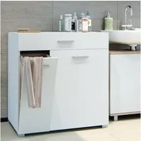 Vicco Wäscheschrank Matteo, Weiß, 75 x 78.5 cm (1-St)