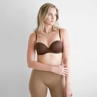 cfab (creamy fabrics) Push-up-BH Ultra Push-Up BH-Braun-75C (1-tlg)