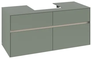 Villeroy & Boch Waschtischunterschrank Collaro C07000 1200x548x500mm 4 Ausz. Waschtisch mittig Soft C07000AF