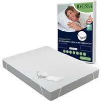 Matratzenschoner Matratzenschoner Matratzenauflage wasserdicht mit Eckgummi weich livessa, 100% wasserdicht,Milbenresistent, Atmungsaktiv,Fleckenschutz