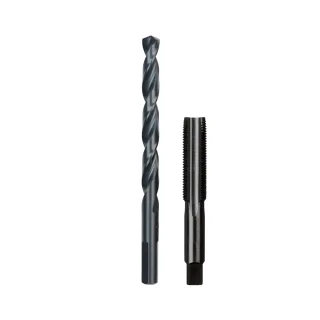 Milwaukee Gewindebohrer-Set, 2-teilig, inkl. Thunderweb HSS-G Bohrer M14x2,0 mm, Bohrer 12,0 mm - 4932500641