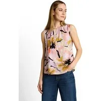 TOM TAILOR Blusentop mit Allover-Muster und mit Viskose