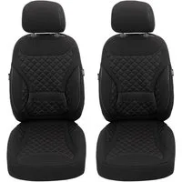BREMER SITZBEZÜGE Autositzbezug für Audi A3 8V Bj 2012-20 (ZM4), Set, 2-tlg., Schonbezüge Sitzbezüge Fahrer und Beifahrer, in Schwarz