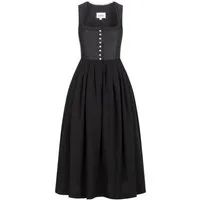 Nübler Trachtenkleid Gastrodirndl Saskia in Schwarz von Nübler - Rocklänge 90 cm