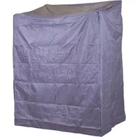 acamp Gartenmöbel-Schutzhülle Abdeckhülle für Strandkörbe bis 120×80×140/160 cm, wasserdicht (Packung, Schutzhülle für Gartenmöbel), wasserdicht, UV-beständig, frostbeständig, winterfest, reißfest
