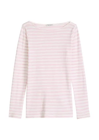 Marc OPolo Casual - Ringel-Longsleeve regular Light Purple - Gr. - XL