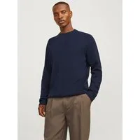 Jack & Jones Rundhalspullover JPRBLAMARK MERINO KNIT CREW NECK LN Wolle, regular fit
