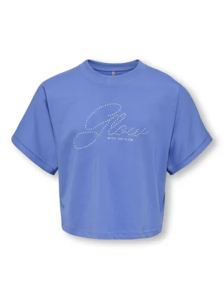 KIDS ONLY - KOGSTELLA S/S PRINT JRS Ultramarine - Gr. - 164