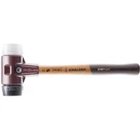 HALDER Hammer Halder SIMPLEX-Schonhammer mit Stahlgussgehäuse und Holzstiel Ø 5...